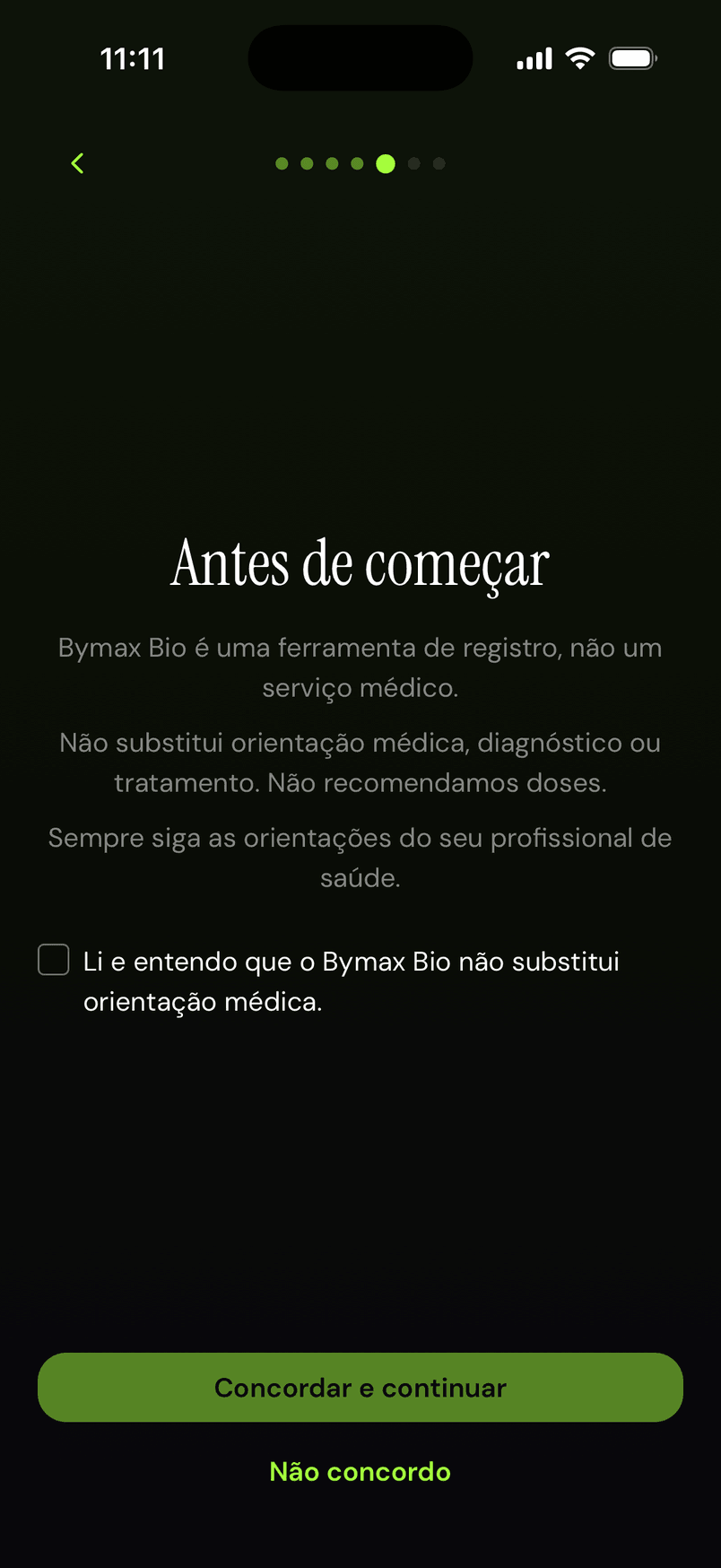 Aviso médico: o Bymax Bio não substitui orientação médica.