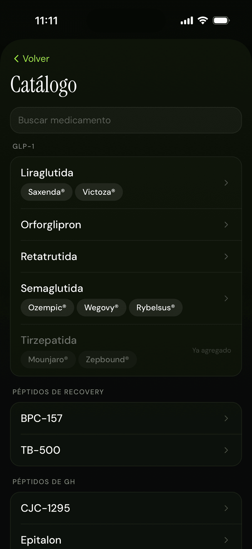 Catálogo de medicamentos